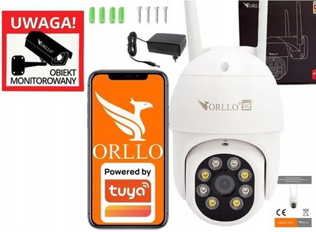 Orllo Kamera Ip Tz5 Zewnętrzna Obrotowa 5Mpx 4G Sim Tuya