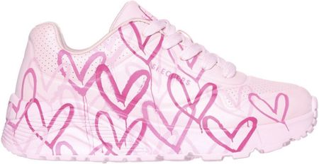 Skechers Low Sneaker SPREAD THE JOY Kids Synthetic Pink Rozmiar: 32