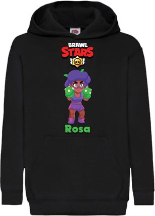 Różowy Bluza dziecięca Sweatshirt Brawl Stars Battle Royal Mobile Game, 7-8 lata - 128 / Czarny