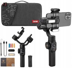 ZHIYUN SMOOTH 5S AI PRO - super zestaw + AI Tracker (moduł do śledzenia), gimbal do smartfonów