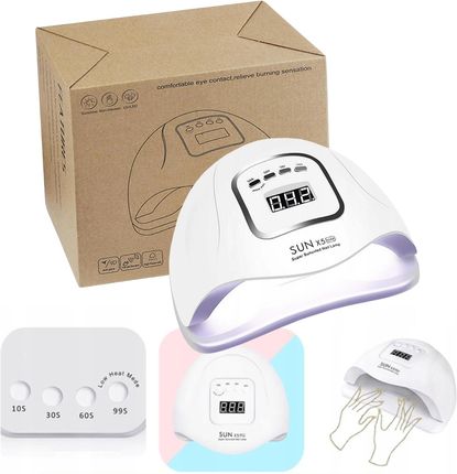 Lampa Do Paznokci Uv Led 120W Manicure Pedicure Biała