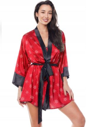 Peniuar Aster Robe Red Red XXL/XXXL