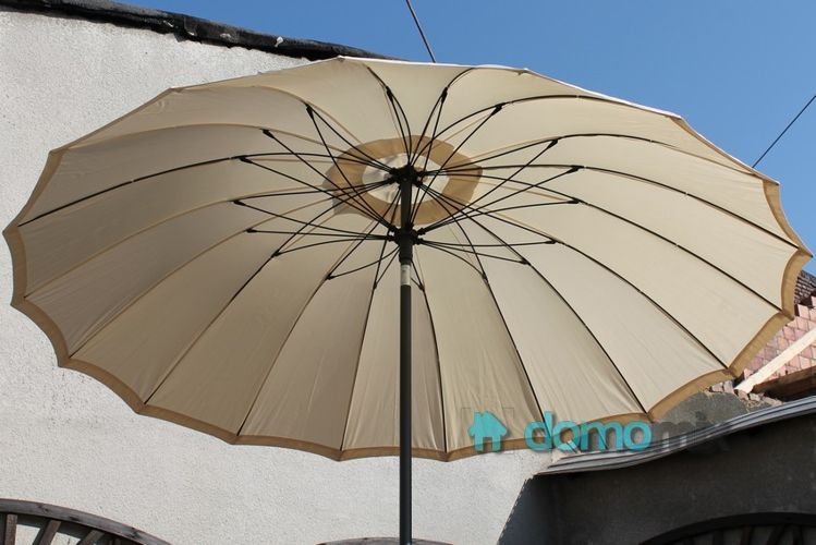 Parasol ogrodowy Patio Parasol ogrodowy orientalny kremowy 48125 - Ceny