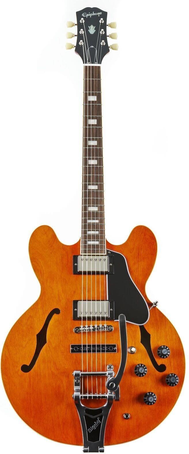 ギター Epiphone ES-335 Bigsby Watermelon Red Gitara elektryczna Epiphone ES-335 Bigsby Watermelon Red