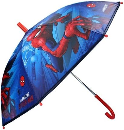 Niebieska parasolka Spiderman dla chłopca