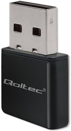 Bezprzewodowy Ultra szybki mini adapter NANO Wi-Fi Qoltec standard N USB 2.0 300Mbps