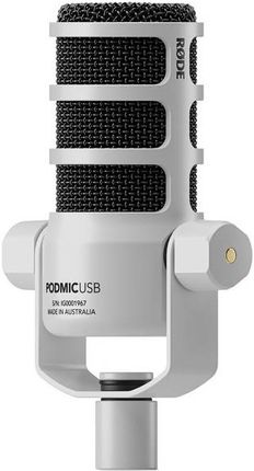 Rode PodMic USB White - mikrofon dynamiczny USB - XLR