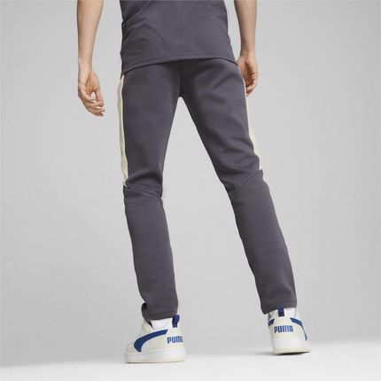 Spodnie dresowe męskie Puma EVOSTRIPE DK szare 68170269 - zdjęcie 2