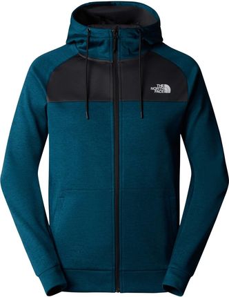 Bluza z kapturem męska The North Face REAXION FLEECE FZ granatowa NF0A7Z9O7AO