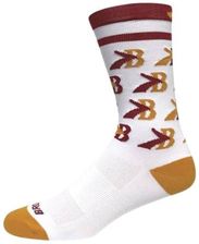 Zdjęcie Skarpety Brooks Tempo Knit In Crew – White/Run Raisin/Flying B - Mińsk Mazowiecki
