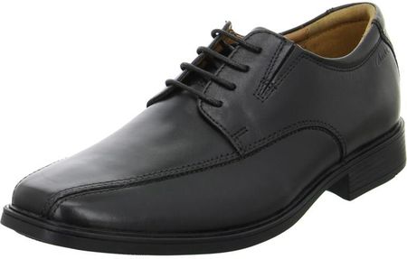 Clarks Tilden Walk męskie eleganckie skórzane półbuty czarny 40