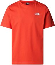 Koszulka męska The North Face S/S REDBOX czerwona NF0A87NP5OM - zdjęcie 1