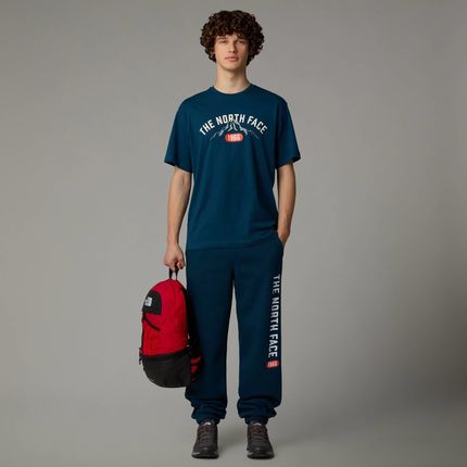 Koszulka męska The North Face S/S VARSITY GRAPHIC granatowa NF0A89DG1NO - zdjęcie 3