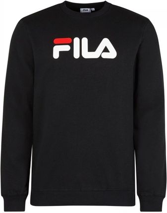 FILA Unisex Bluza - BARBIAN crew sweat, Rundhals, Langarm, Logo-Print Schwarz L