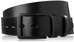 Zdjęcie Pasek Męski Skórzany OPM-08 Brødrene Czarny 100 cm - Łańcut