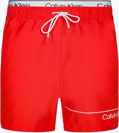 Szorty kąpielowe męskie Calvin Klein Medium Double WB hot heat | WYSYŁKA W 24H | 30 DNI NA ZWROT Wiosna 2024