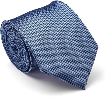 Klasyczny krawat męski elegancki ze wzorem - zdjęcie 2