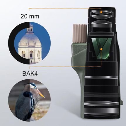 Luneta monokular K&F Concept 12x50 BaK4 IP66 KF33.073 - zdjęcie 4