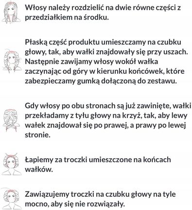 LOKÓWKA JEDWABNA WAŁEK DO WŁOSÓW + 2 SCRUNCHIES JEDWAB NATURALNY MORWOWY 22 - zdjęcie 5