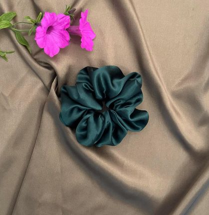 LOKÓWKA JEDWABNA WAŁEK DO WŁOSÓW + 2 SCRUNCHIES JEDWAB NATURALNY MORWOWY 22 - zdjęcie 2