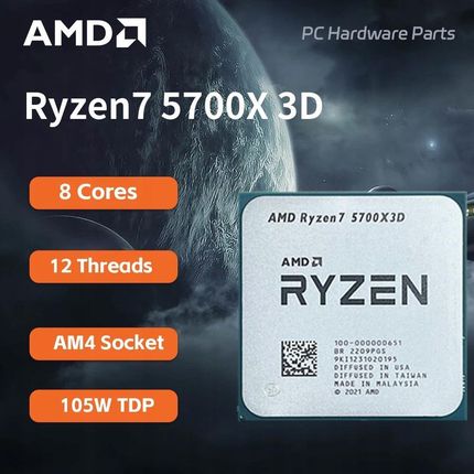 Procesor AMD Ryzen 7 5700X3D Tray (100000001503) - Opinie i