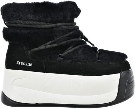 BIG STAR OO274A206 Śniegowce damskie botki emu ocieplane na platformie Rozmiar: 36