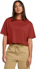 Damski t-shirt crop-top Under Armour UA W Boxy Crop Logo Ss - czerwony