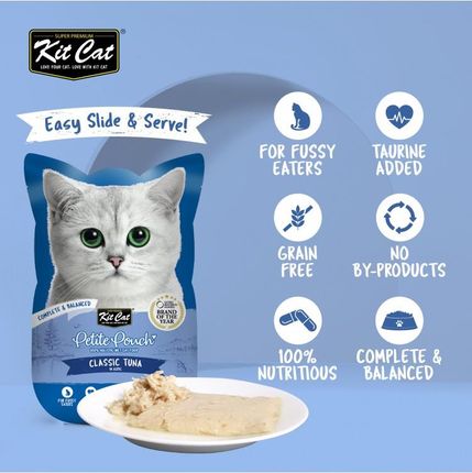 Kit Cat Petite Pouch Classic Tuna 70G - zdjęcie 2