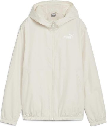 Kurtka z kapturem damska Puma ESS SOLID WINDBREAKER beżowa 84749480