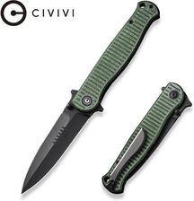 Nóż składany Civivi RS71 Green Canvas Micarta, Black Stonewashed Nitro-V by Robert Saniscalchi (C23025-3)