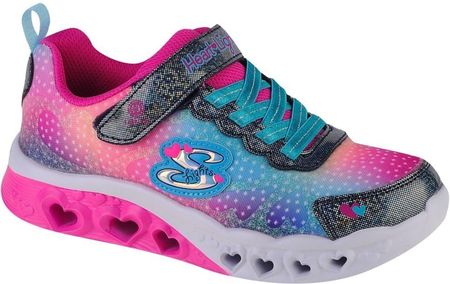 Skechers Flutter Heart Lights 302315L-NVMT, Trampki, dla dziewczynek, Wielokolorowy, Rozmiar: 33