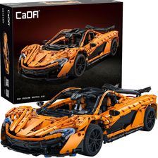CaDA Klocki konstrukcyjne Pomarańczowy duży samochód 46 cm Wyścigówka Auto Sportowe Autko Wyścigowe Assassin XR Pojazd RC 3617 elementów