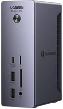 Zdjęcie Ugreen Stacja Dokująca U710, 2X Thunderbolt 4, Displayport 8K 30Hz, 4X Usb, Usb-C, Rj45, Sd/Tf, Aux, Pd 90W (Szara) (66650) - Stawiszyn