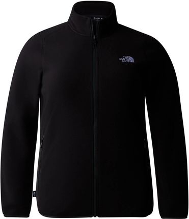 Polar damski The North Face PLUS 100 GLACIER FULL ZIP czarny NF0A856V4H0