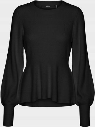 Vero Moda Sweter Holly 10268921 Czarny Regular Fit