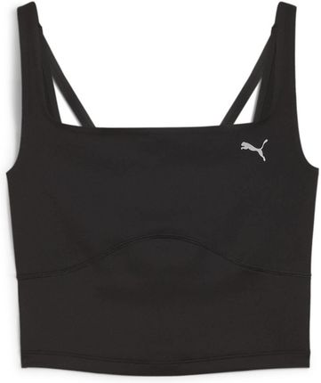 Top damski Puma STUDIO CLOUDSPUN RIB czarny 52575401