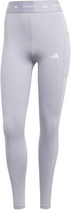 Legginsy treningowe damskie adidas TECHFIT szare IX4990