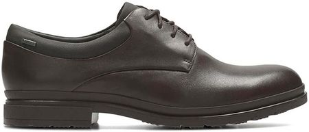 Inteligentne buty męskie CLARKS LondonMap GTX brązowa skóra GORE-TEX 41