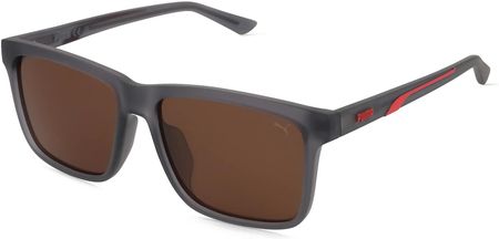 Puma PU0479SA Męskie okulary przeciwsłoneczne, Oprawka: Acetat, szary