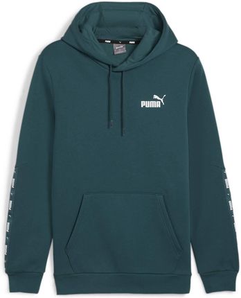 Bluza z kapturem męska Puma ESS+ TAPE FL zielona 84904008