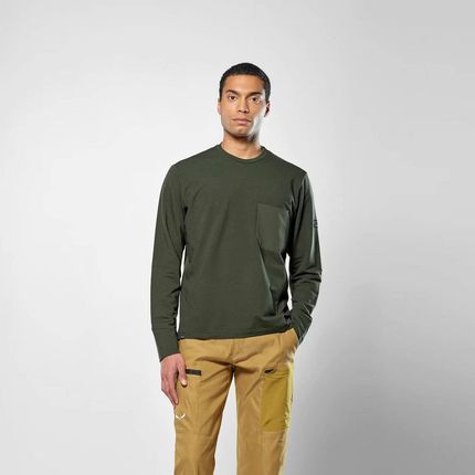 Bluza męska Salewa FANES DRY zielona 00-0000028830_5280 - zdjęcie 2