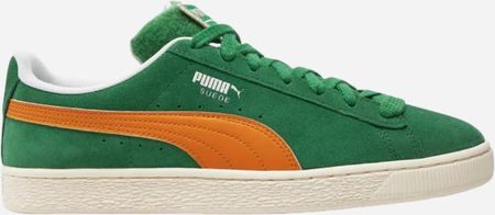 Puma Tenisówki męskie do kostki Suede Patch 395388-01 Zielone