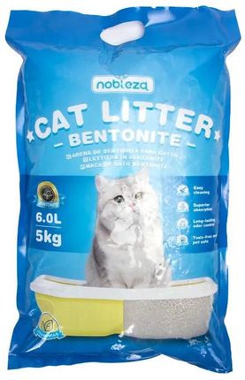 Bentonitowy Żwirek 6L 5Kg Dla Kota Ziarno 1-4Mm Bez Zapachowy - zdjęcie 2