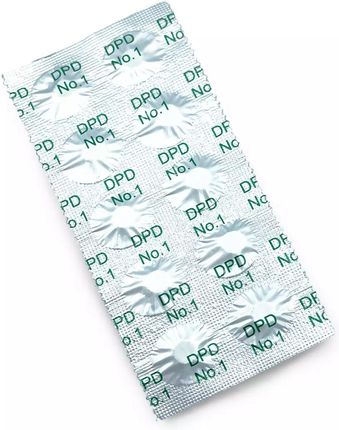 Tabletki DPD1 do pomiaru chloru w testerze wody basenowej Gamix GBATK0201