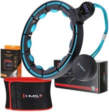 Zdjęcie ZESTAW HULA HOP BLACK/TURQUOISE HHM17 Z LICZNIKIEM + PAS BR163 /HMS - Chełm