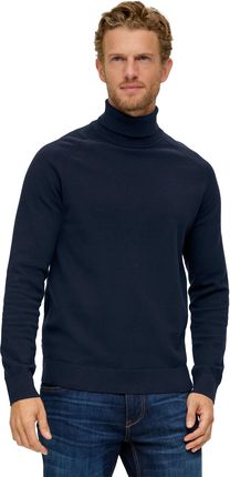 Sweter golf męski s.Oliver granatowy - L - zdjęcie 2