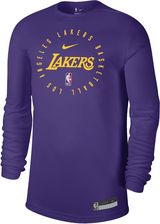 Męski T-shirt z długim rękawem Nike Dri-FIT NBA Los Angeles Lakers - Fiolet - zdjęcie 1