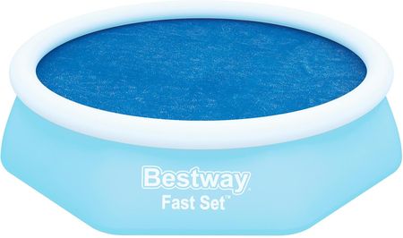Bestway Plandeka Solarna Pe 210 cm Niebieska Okrągła - zdjęcie 2