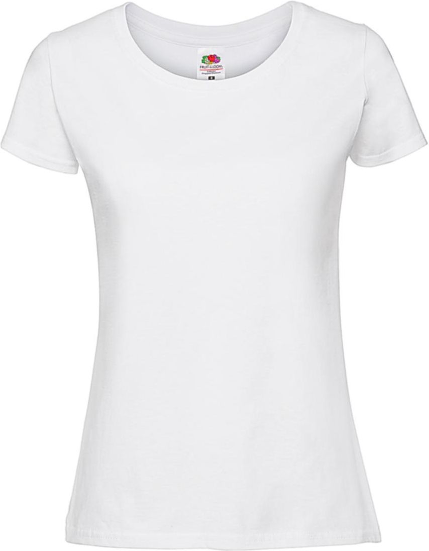 Fruit Of The Loom Ladies Fit Ringspun Premium Tshirt (Dark Plum) in