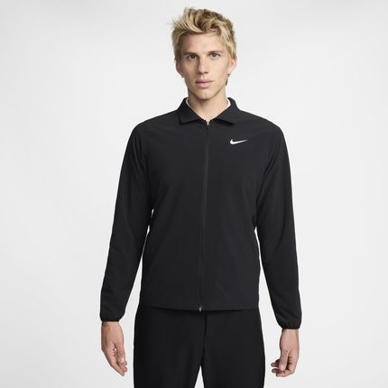 Męska Kurtka Do Golfa Z Zamkiem Na Całej Długości Repel Nike Tour Czerń